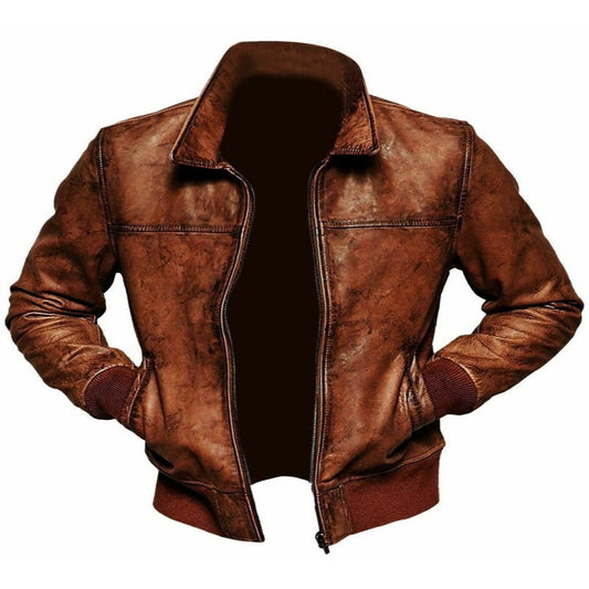 Abel Retro Biker Leather Jacket